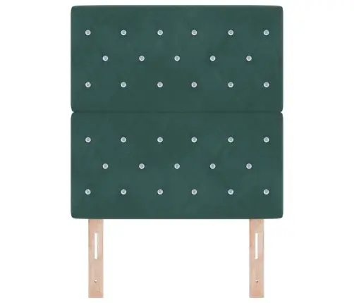 Led Galvūgalis Su Galvūgalio Tamsiai Žalia 80 Cm Poliesteris