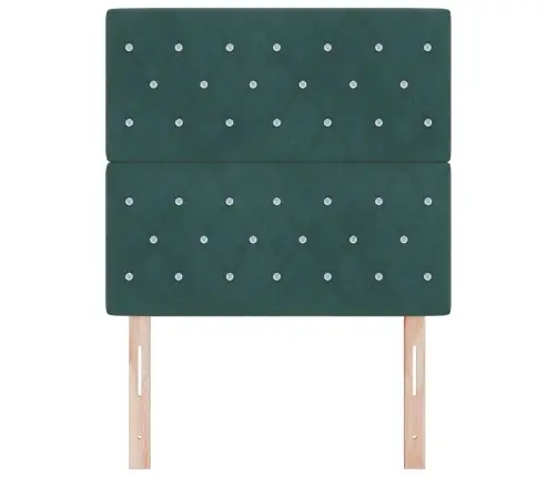 Led Galvūgalis „Argyle“ Tamsiai Žalia 100 Cm Aksomas