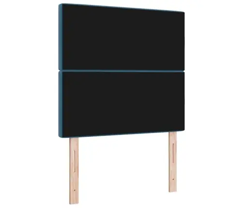 Led Gulta, Tumši Zila, 100 Cm Samts Vidaxl