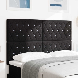 Led Galvūgalis Su Led Juostelių Žibintais Juoda 144 Cm Aksomas