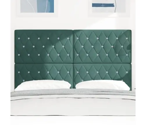 Led Galvūgalis Su Galvūgalio Tamsiai Žalia 144 Cm Poliesteris