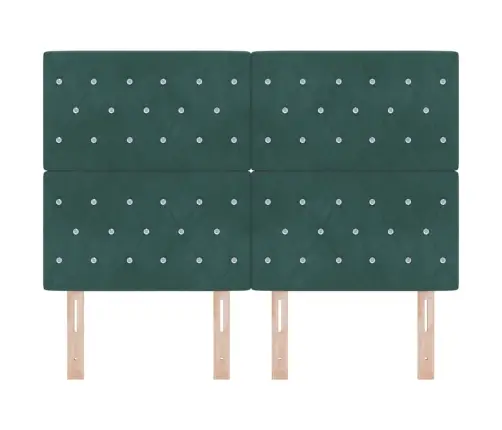 Led Galvūgalis Su Galvūgalio Tamsiai Žalia 144 Cm Poliesteris