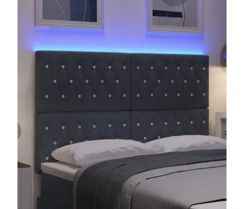 Led Peatoed Led -Ribatuledega Peaga Tumehall 160 Cm Polüester