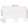 Led Peatoed Led -Ribatuledega Peaga Must 100 Cm Samet