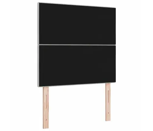 Led Gultņu Atzveltnes Gaiši Pelēka 80 Cm Samts Vidaxl