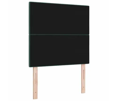 Led Gultas Galva Ar Galvas Klāju Zaļa 80 Cm Poliesters Vidaxl