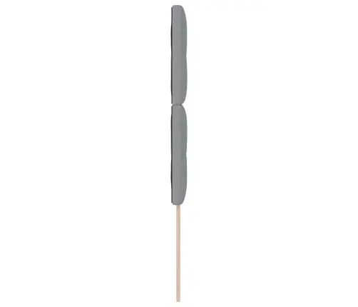 Led Gultas Galva Ar Galvas Klāju Gaiši Pelēks 90 Cm Poliesters Vidaxl