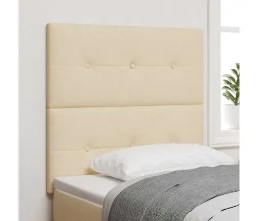 Led Gultas Galva Ar Galvas Klāju Krēmkrāsa 90 Cm Poliesters Vidaxl