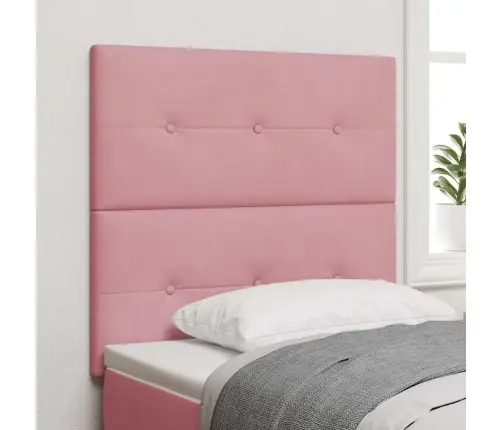 Led Gultas Galva Ar Galvas Klāju Rozā 100 Cm Poliesters Vidaxl