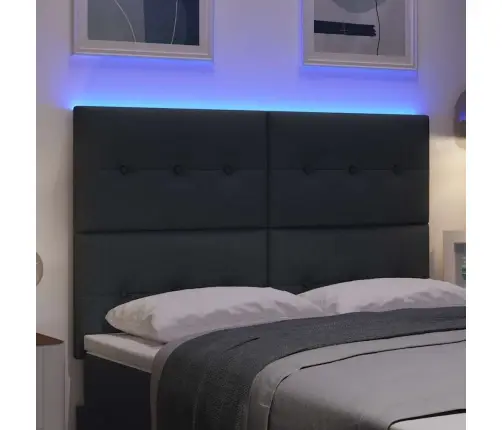 Led Peatoed Led -Ribatuledega Peaga Tumehall 144 Cm Polüester