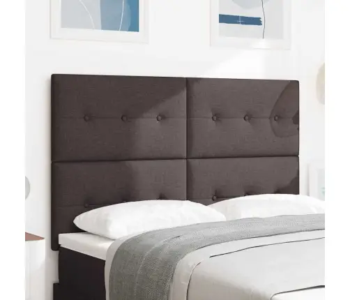 Led Peatoed Led -Ribatuledega Peaga Tume Pruun 144 Cm Polüester