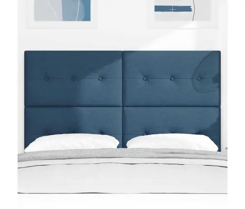 Led Gultas Galva Ar Galvas Klāju Zila 144 Cm Poliesters Vidaxl