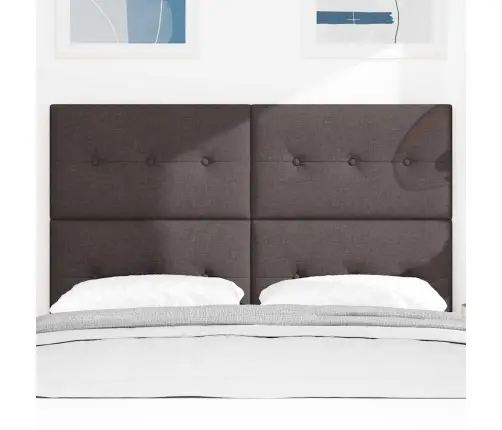 Led Peatoed Led -Ribatuledega Peaga Tume Pruun 160 Cm Polüester