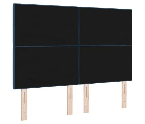 Led Gultas Galva Ar Galvas Klāju Zila 160 Cm Poliesters Vidaxl