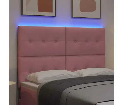 Led Peatoed Led -Ribatuledega Peaga Roosa 160 Cm Polüester