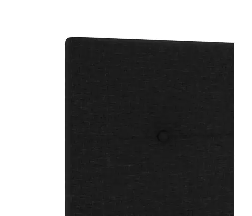 Led Gultas Galva Ar Galvas Klāju Melna 180 Cm Poliesters Vidaxl