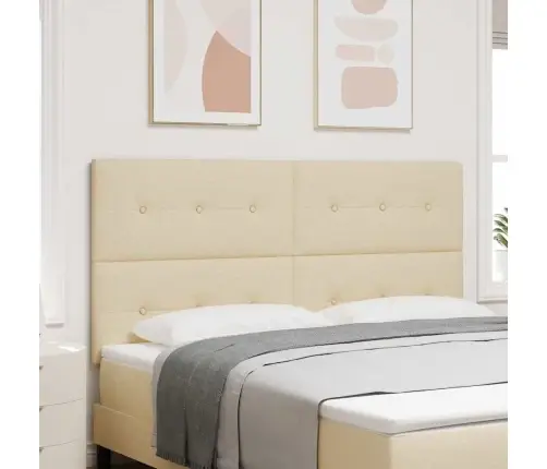 Led Gultas Galva Ar Galvas Klāju Krēmkrāsa 180 Cm Poliesters Vidaxl