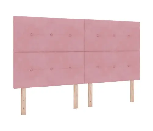 Led Peatoed Led -Ribatuledega Peaga Roosa 180 Cm Polüester