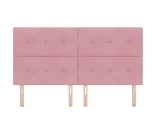 Led Peatoed Led -Ribatuledega Peaga Roosa 180 Cm Polüester