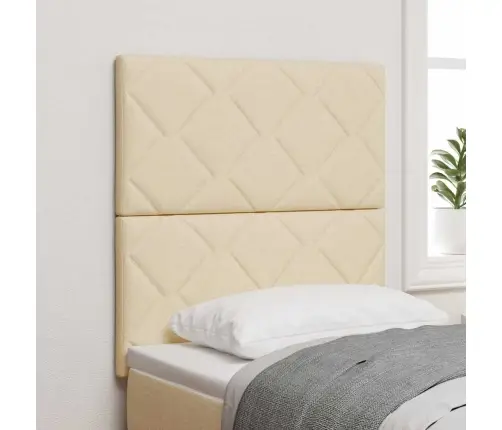 Galvgalis Ar Led Sloksnes Lukturiem Krēmkrāsa 80 Cm Audums Vidaxl