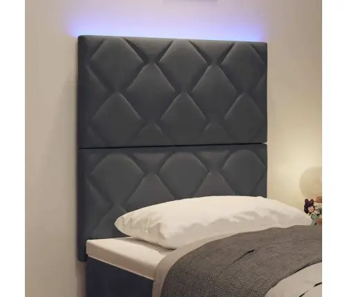 Led Galvas Dēlis Ar Dimanta Bloku Dizainu, Tumši Pelēks, 80 Cm Vidaxl