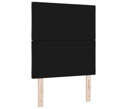 Led Peaplaat Led -Ribatuledega Geomeetriline Must 80 Cm Samet