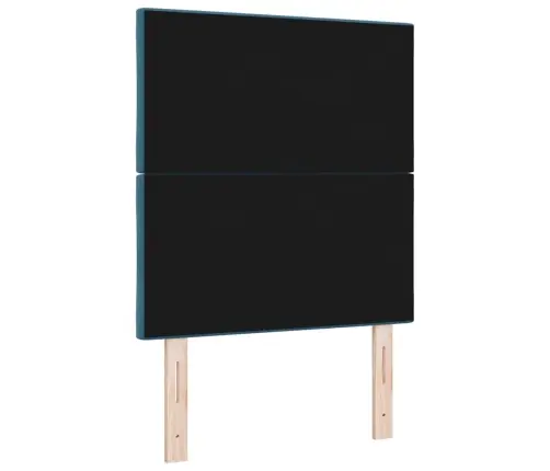 Led Gultas Galva Tumši Zils 80 Cm Mākslīgā Āda Vidaxl