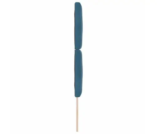 Led Gultas Galva Tumši Zils 80 Cm Mākslīgā Āda Vidaxl