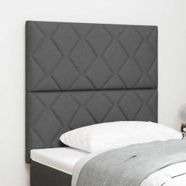 Galvūgalis Su Led Juostelių Žibintais Pilka 90 Cm Audinys