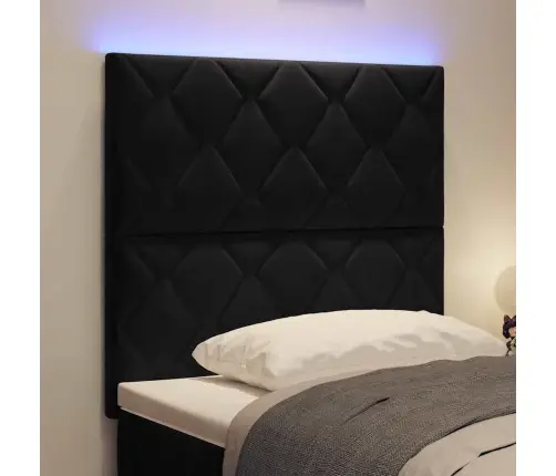 Led Peatoed Must 90 Cm Kunstnahk