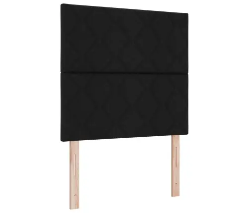 Led Galvas Balsts Dimanta Bloku Dizains Melns 100 Cm Audums Vidaxl