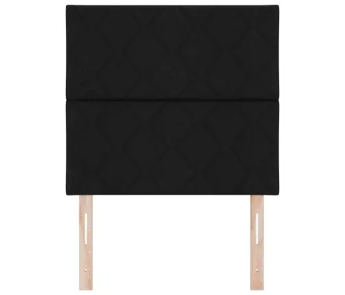 Led Galvas Balsts Dimanta Bloku Dizains Melns 100 Cm Audums Vidaxl