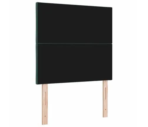 Led Gultas Galvgalis Ģeometriskais Tumši Zaļa 100 Cm Samts Vidaxl