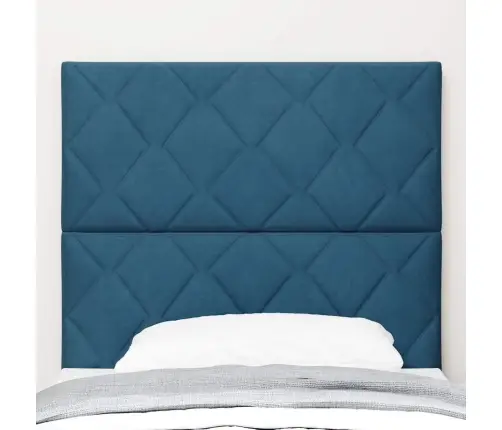 Led Gultas Galva Tumši Zils 100 Cm Mākslīgā Āda Vidaxl