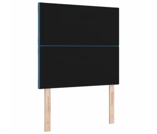 Led Gultas Galva Tumši Zils 100 Cm Mākslīgā Āda Vidaxl