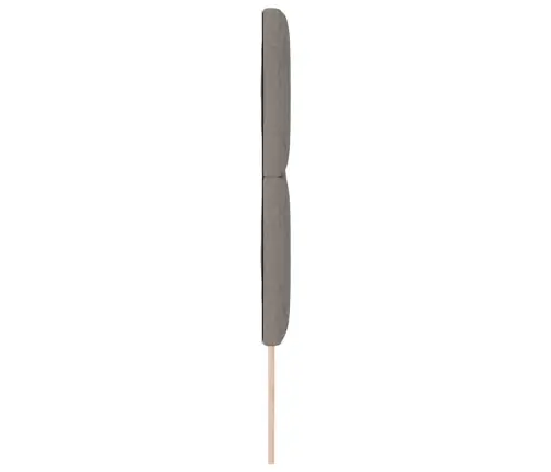 Galvūgalis Su Led Juostelių Žibintais Taupe 144 Cm Audinys
