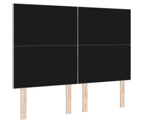 Led Galvūgalis Su Galvūgalio Šviesiai Pilka 144 Cm Dirbtinė Oda