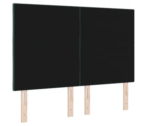 Led Gultas Galva Tumši Zaļš 160 Cm Mākslīgā Āda Vidaxl