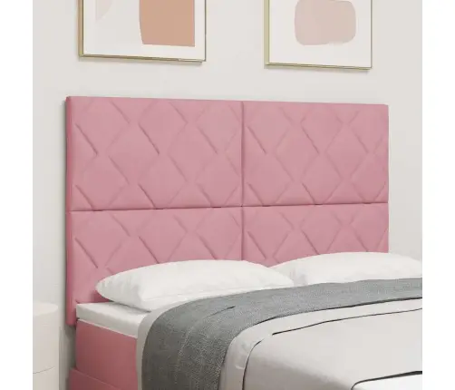 Led Galvas Balsts Ar Dimanta Bloku Dizainu, Rozā Krāsā, 160 Cm Vidaxl