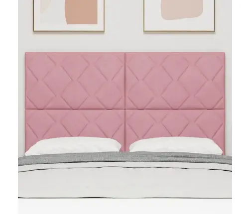 Led Galvas Balsts Ar Dimanta Bloku Dizainu, Rozā Krāsā, 160 Cm Vidaxl