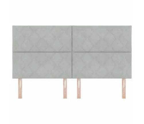 Led Gultas Galva Gaiši Pelēks 180 Cm Mākslīgā Āda Vidaxl