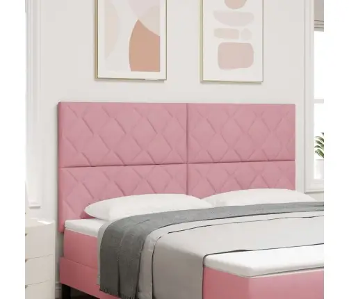 Led Gultas Galva Rozā 180 Cm Mākslīgā Āda Vidaxl