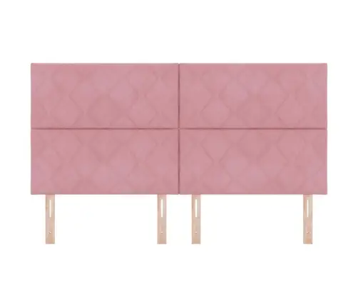 Led Gultas Galva Rozā 180 Cm Mākslīgā Āda Vidaxl