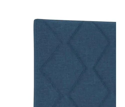 Led Gultas Galvas Dēlis Dimanta Bloku Dizains Zils 200 Cm Audums Vidaxl