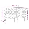 Led Peaplaat Led -Ribatuledega Geomeetriline Roosa 200 Cm Samet