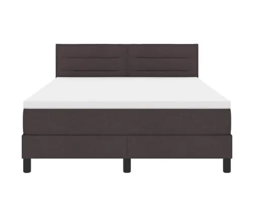 Karbi Vedrumadrats Madratsiga Tume Pruun 160 X 200 Cm Kangas