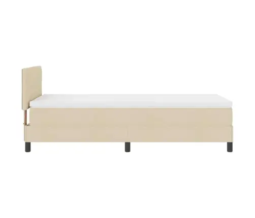 Vedruvoodi Madratsiga Madratsiga Cream 100 X 200 Cm Kangas