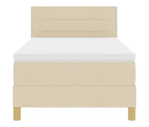 Vedruvoodi Madratsiga Madratsiga Cream 100 X 200 Cm Kangas