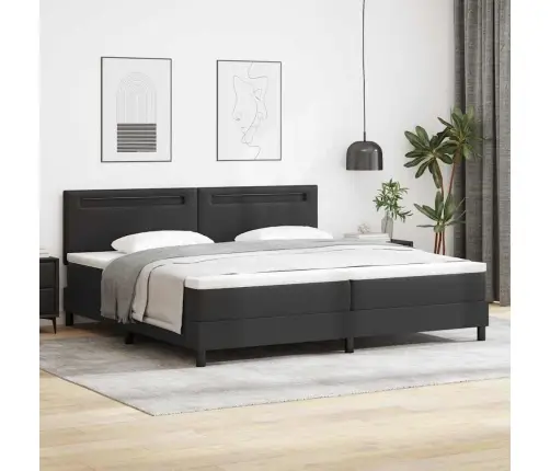 Karbi Vedrumadrats Madratsiga Peaga Must 200 X 200 Cm Kunstnahk