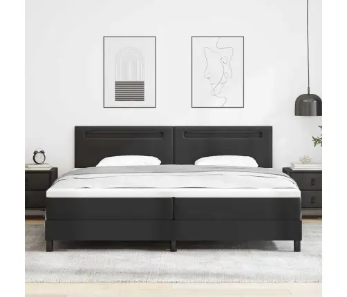 Karbi Vedrumadrats Madratsiga Peaga Must 200 X 200 Cm Kunstnahk